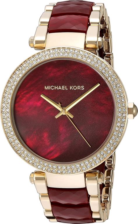 red gold watch michael kors|Michael Kors gold women's watch.